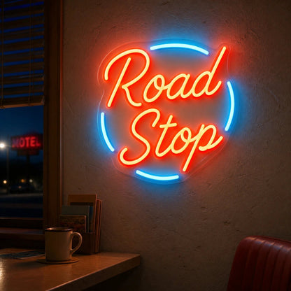Road Stop Motel Vintage LED Neon Sign - Shineneon