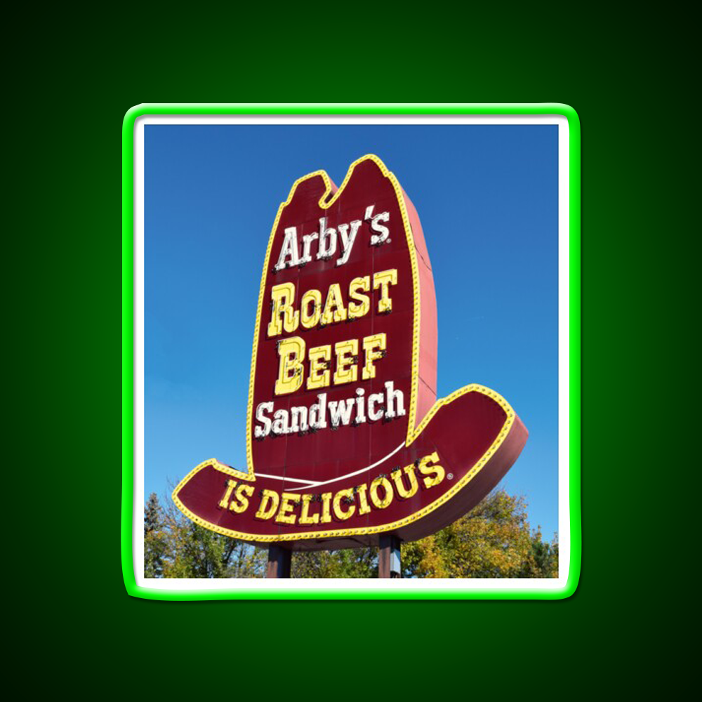 Roast Beef Fast Food Led Neon Sign For Burger Place Rgb Color