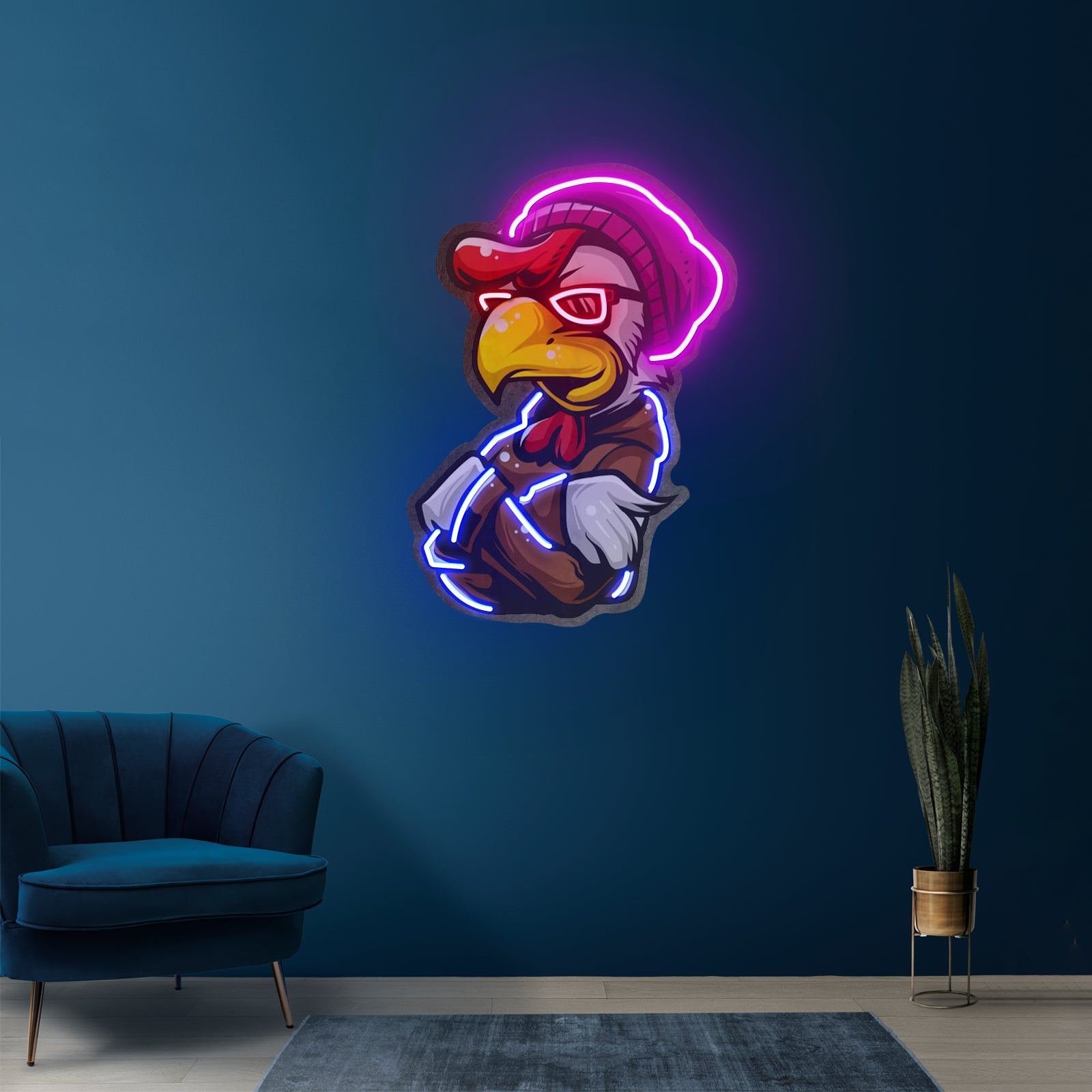 Roaster Hoodie Led Neon Sign Light Custom Led Signs - Shineneon