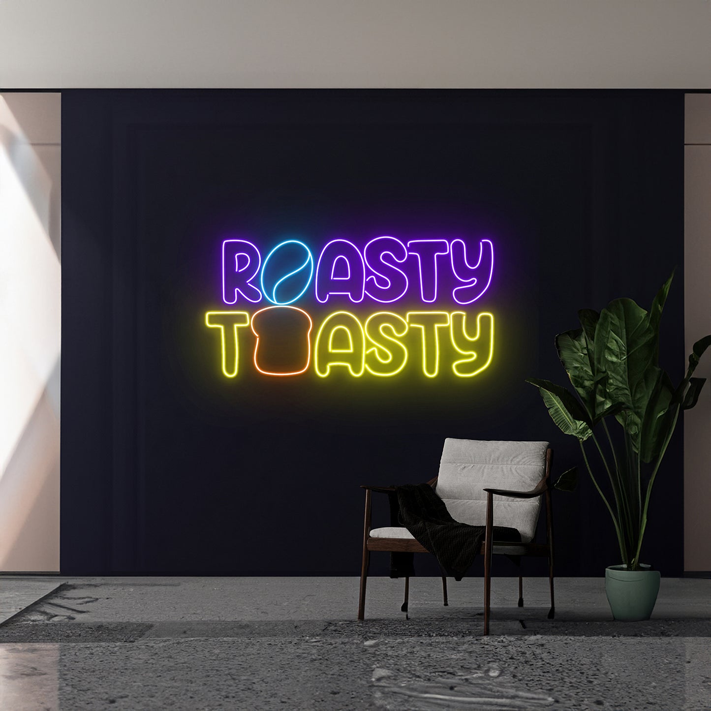 Roasty Toasty Neon Sign