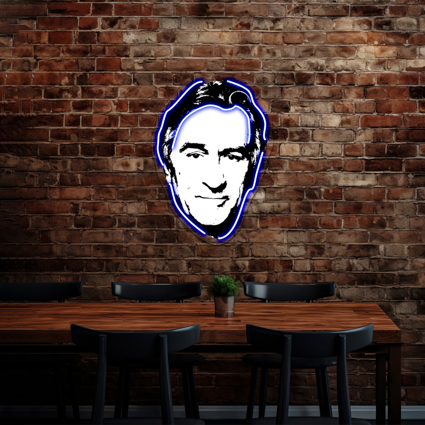 Robert De Niro Pop Art Paintingt Portrait Artwork Led Neon Signs