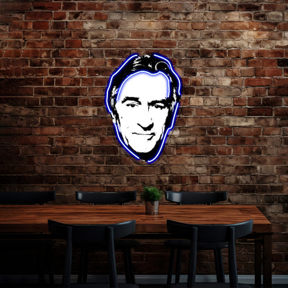 Robert De Niro Pop Art Paintingt Portrait Artwork Led Neon Signs