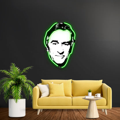 Robert De Niro Pop Art Paintingt Portrait Artwork Led Neon Signs