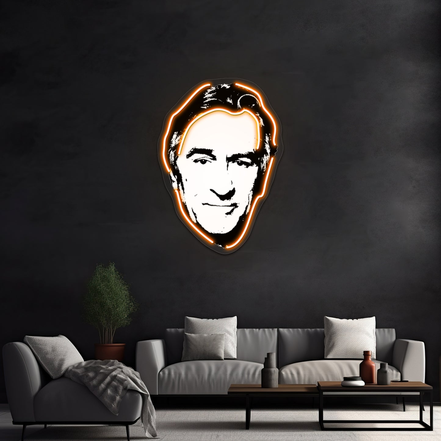 Robert De Niro Pop Art Paintingt Portrait Artwork Led Neon Signs