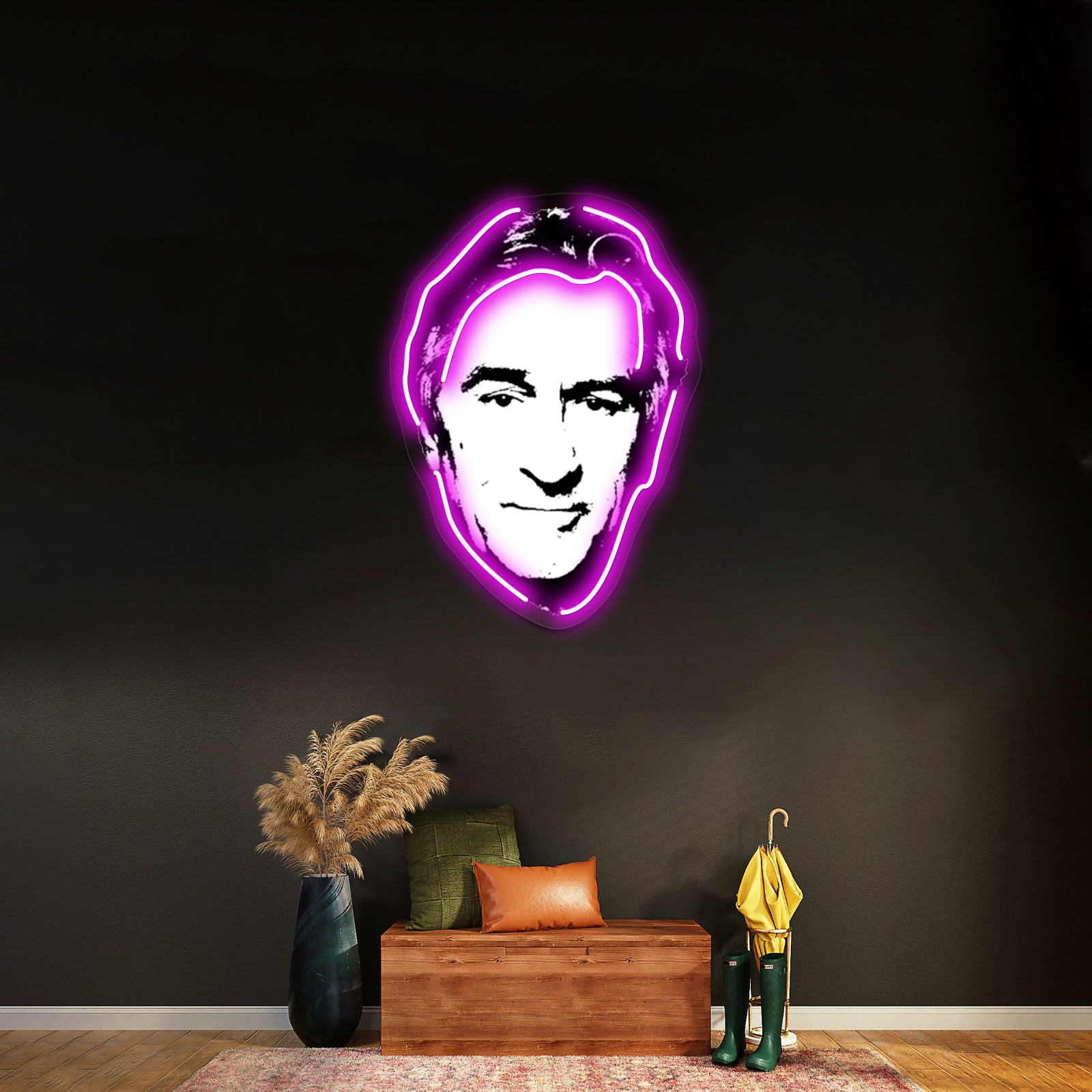 Robert De Niro Pop Art Paintingt Portrait Artwork Led Neon Signs | Shineneon