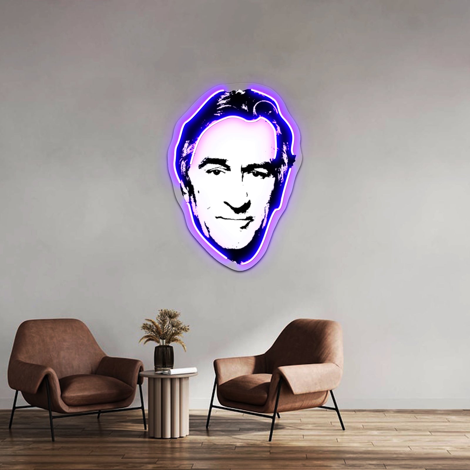 Robert De Niro Pop Art Paintingt Portrait Artwork Led Neon Signs | Shineneon