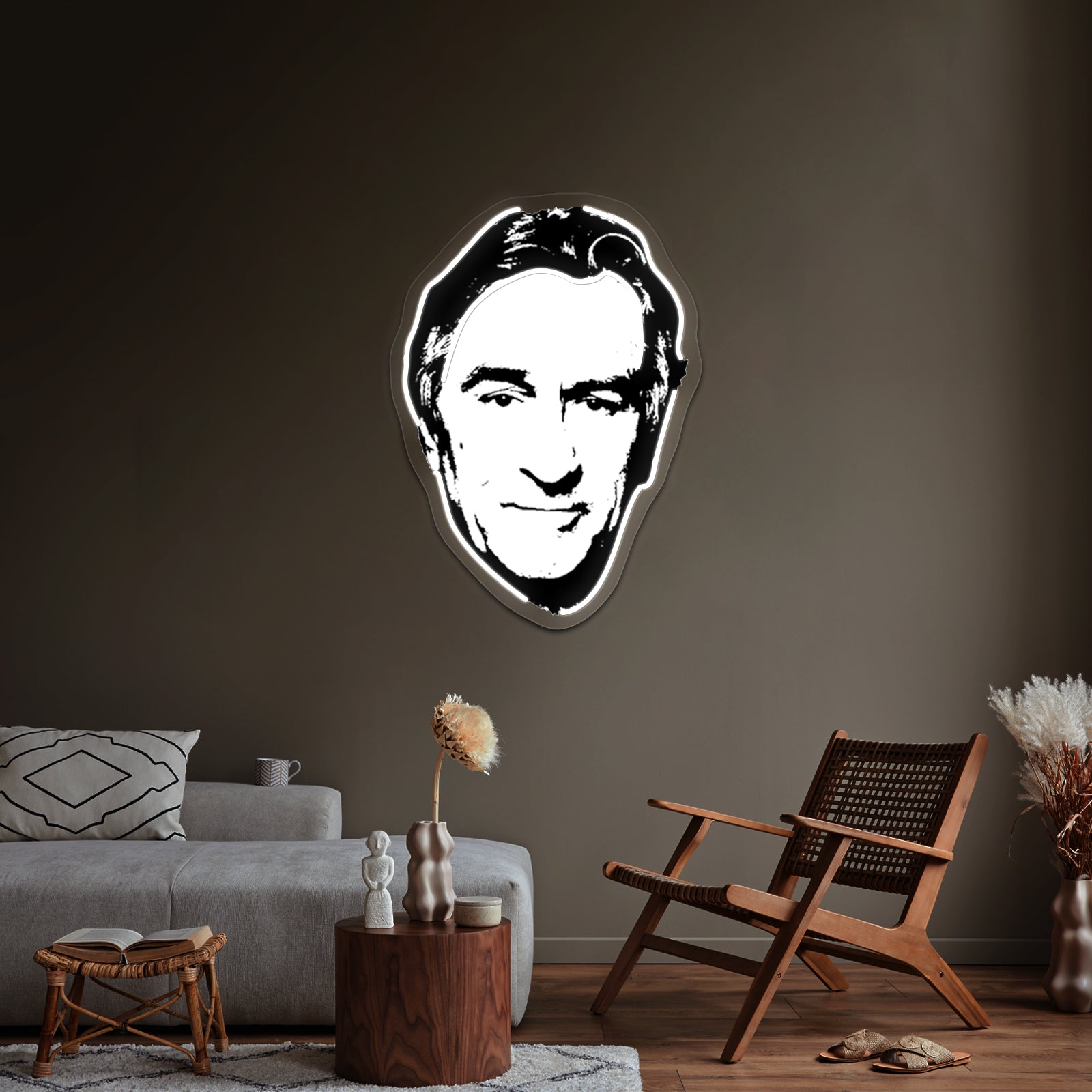 Robert De Niro Pop Art Paintingt Portrait Artwork Led Neon Signs | Shineneon