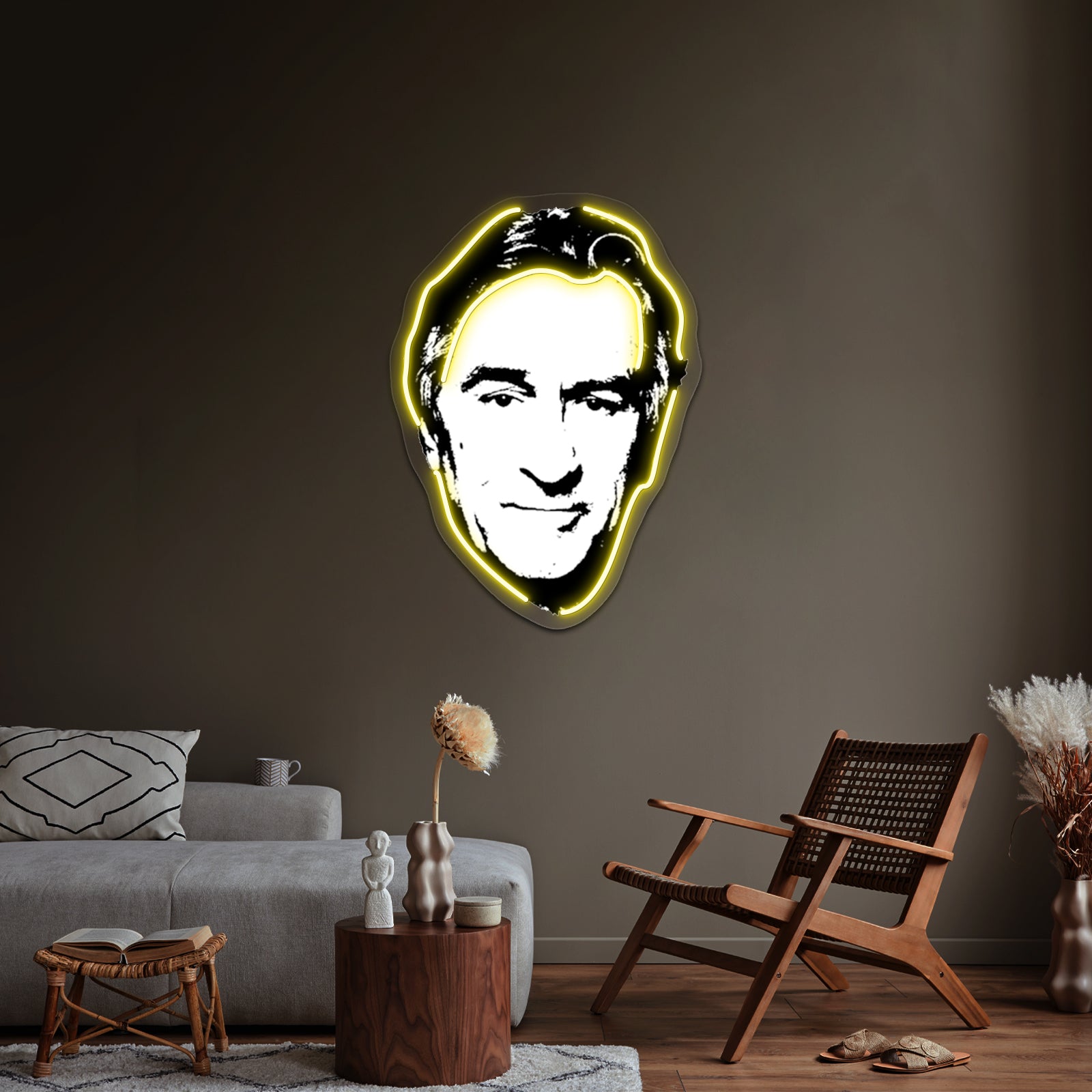 Robert De Niro Pop Art Paintingt Portrait Artwork Led Neon Signs | Shineneon