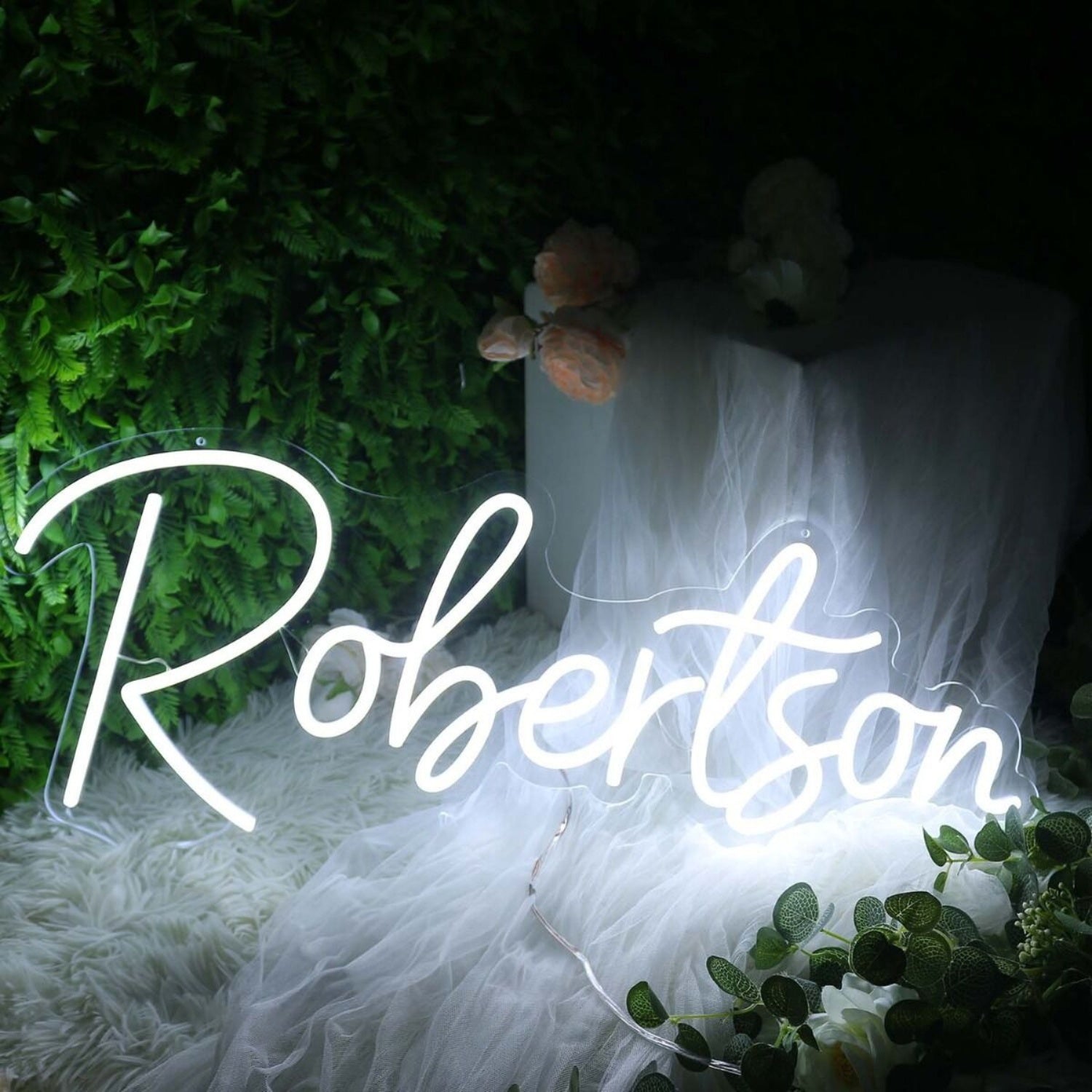 Robertson White Led Neon Sign - Shineneon