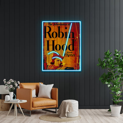 Robin Hood Vintage Rare Movie Poster Print Wall Artwork Neon Signs | Shineneon