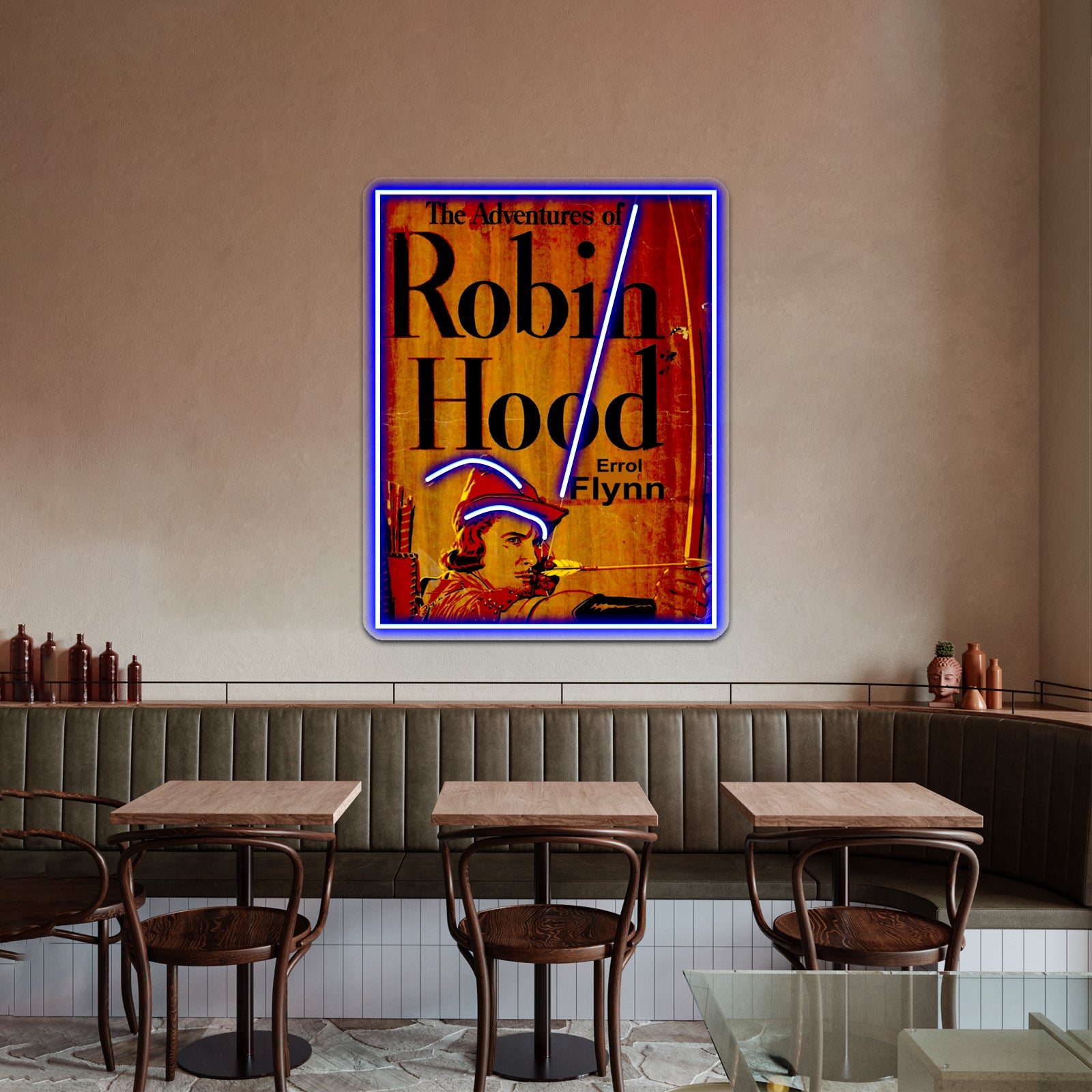 Robin Hood Vintage Rare Movie Poster Print Wall Artwork Neon Signs | Shineneon