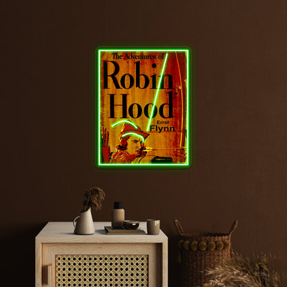 Robin Hood Vintage Rare Movie Poster Print Wall Artwork Neon Signs | Shineneon