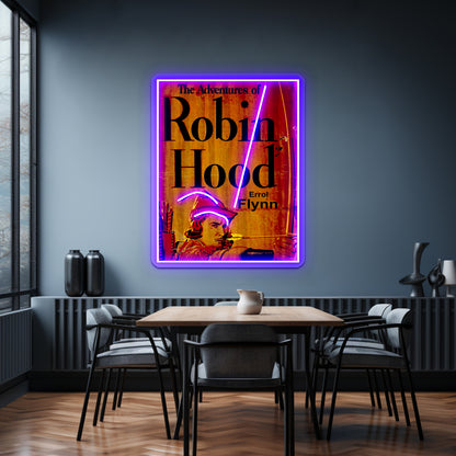 Robin Hood Vintage Rare Movie Poster Print Wall Artwork Neon Signs | Shineneon