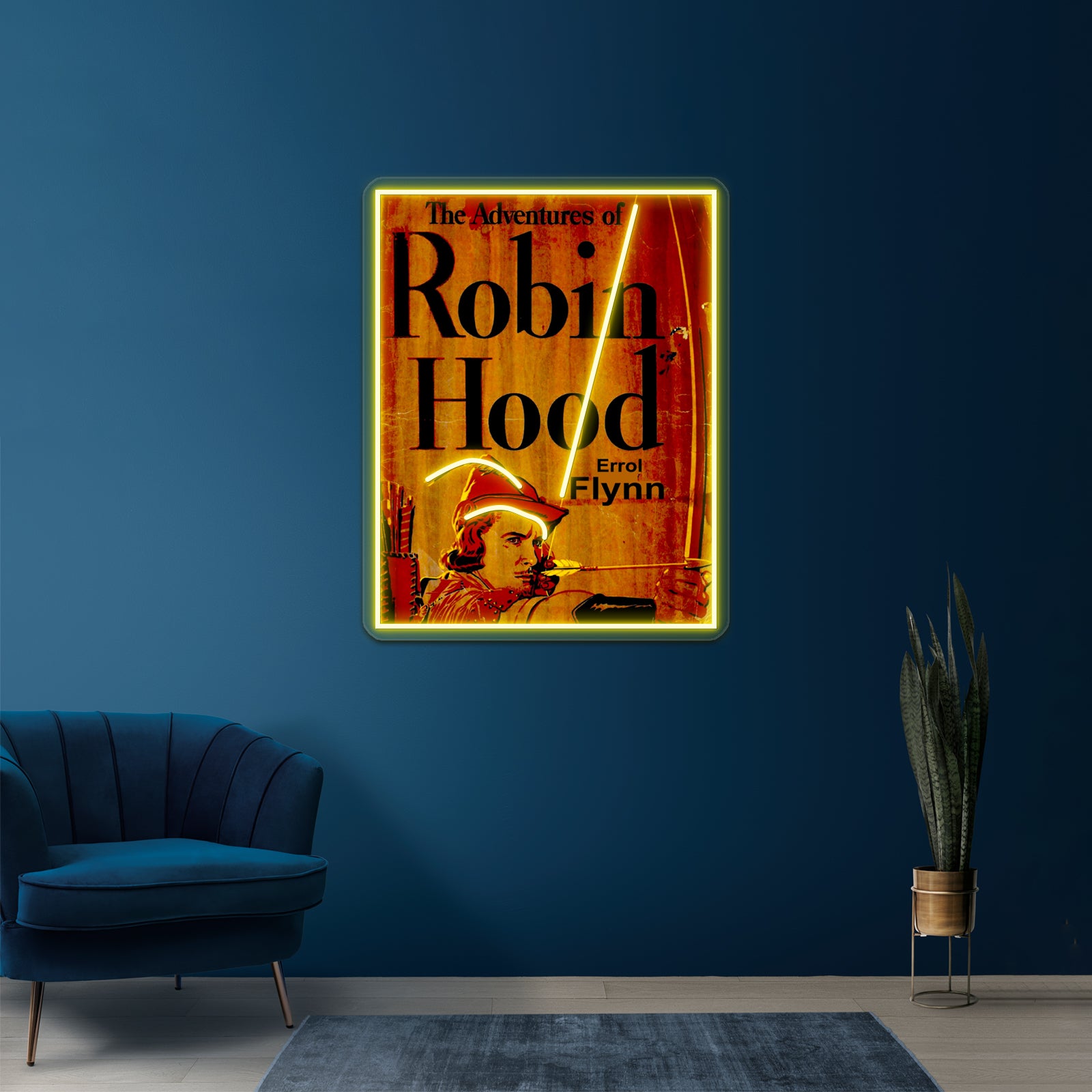 Robin Hood Vintage Rare Movie Poster Print Wall Artwork Neon Signs | Shineneon