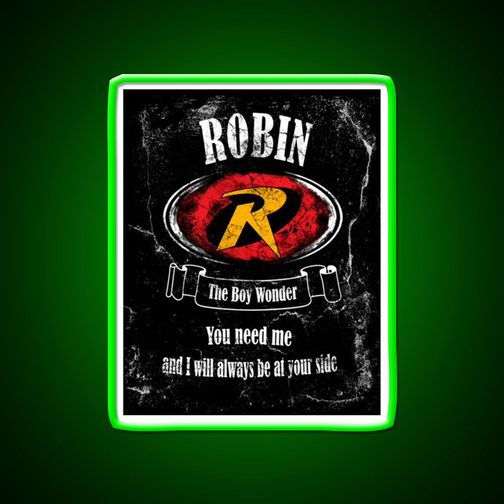 Robin Whiskey Style Whiskey Drink Bar Led Neon Sign Rgb Color