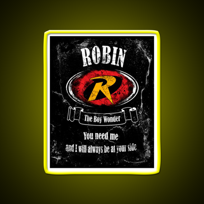 Robin Whiskey Style Whiskey Drink Bar Led Neon Sign Rgb Color
