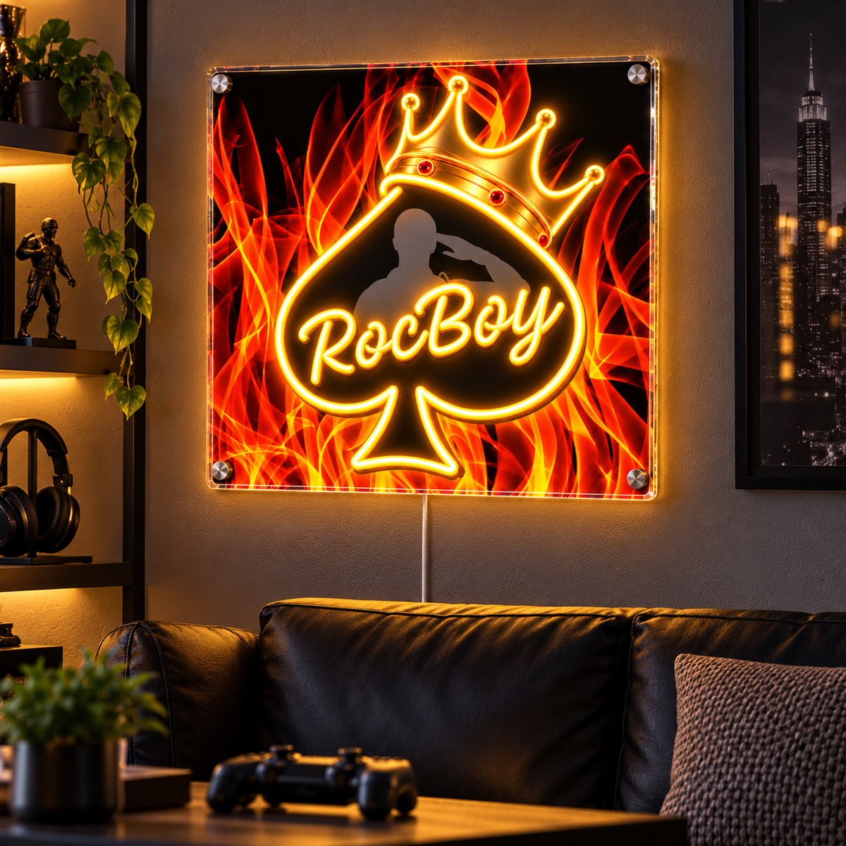 RocBoys Custom LED Neon Sign Updated