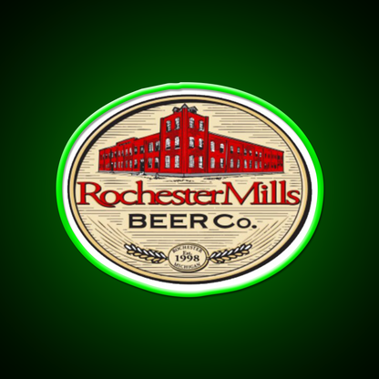 Rochester Mills Beer Co Beer Bar Decor Led Neon Sign Rgb Color - LED neon sign view 8