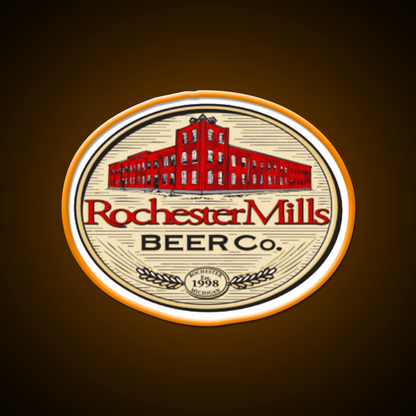 Rochester Mills Beer Co Beer Bar Decor Led Neon Sign Rgb Color - LED neon sign view 6