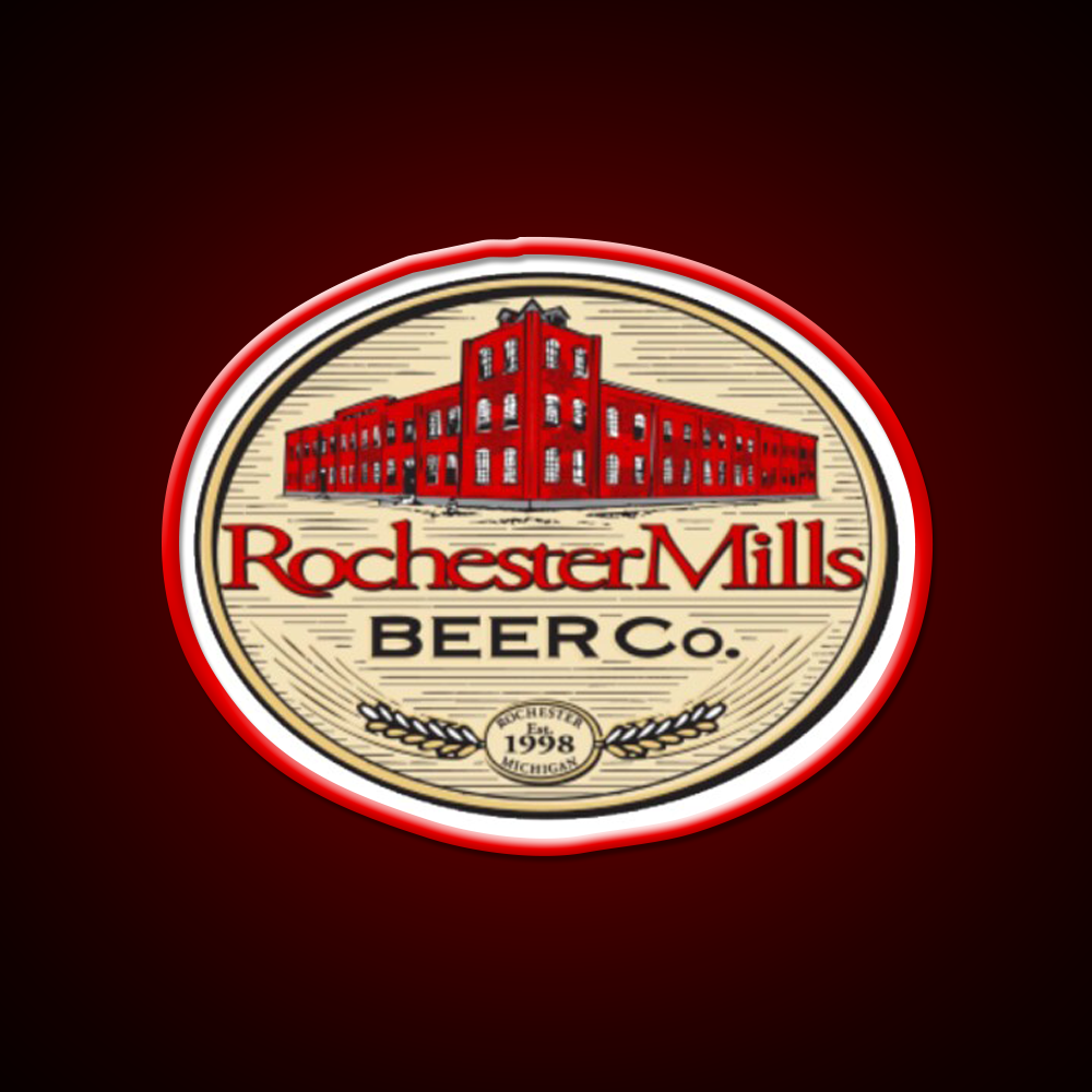 Rochester Mills Beer Co Beer Bar Decor Led Neon Sign Rgb Color - LED neon sign view 10