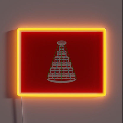 Rochester New York Christmas Keg Tree Rgb Led Neon Sign - Shineneon