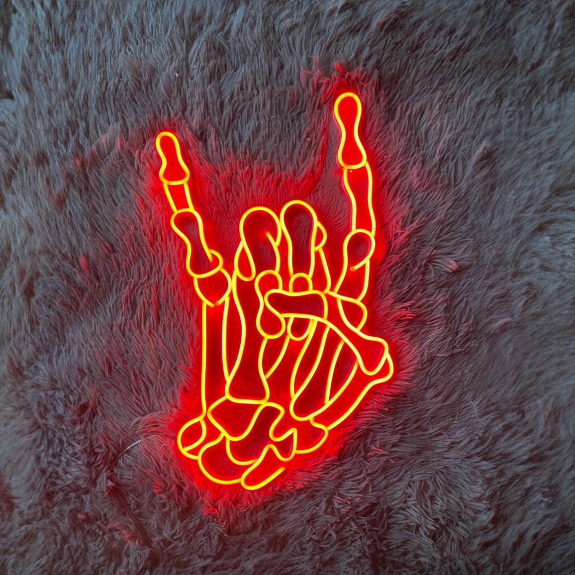 Rock And Roll Hand Led Sign - Shineneon