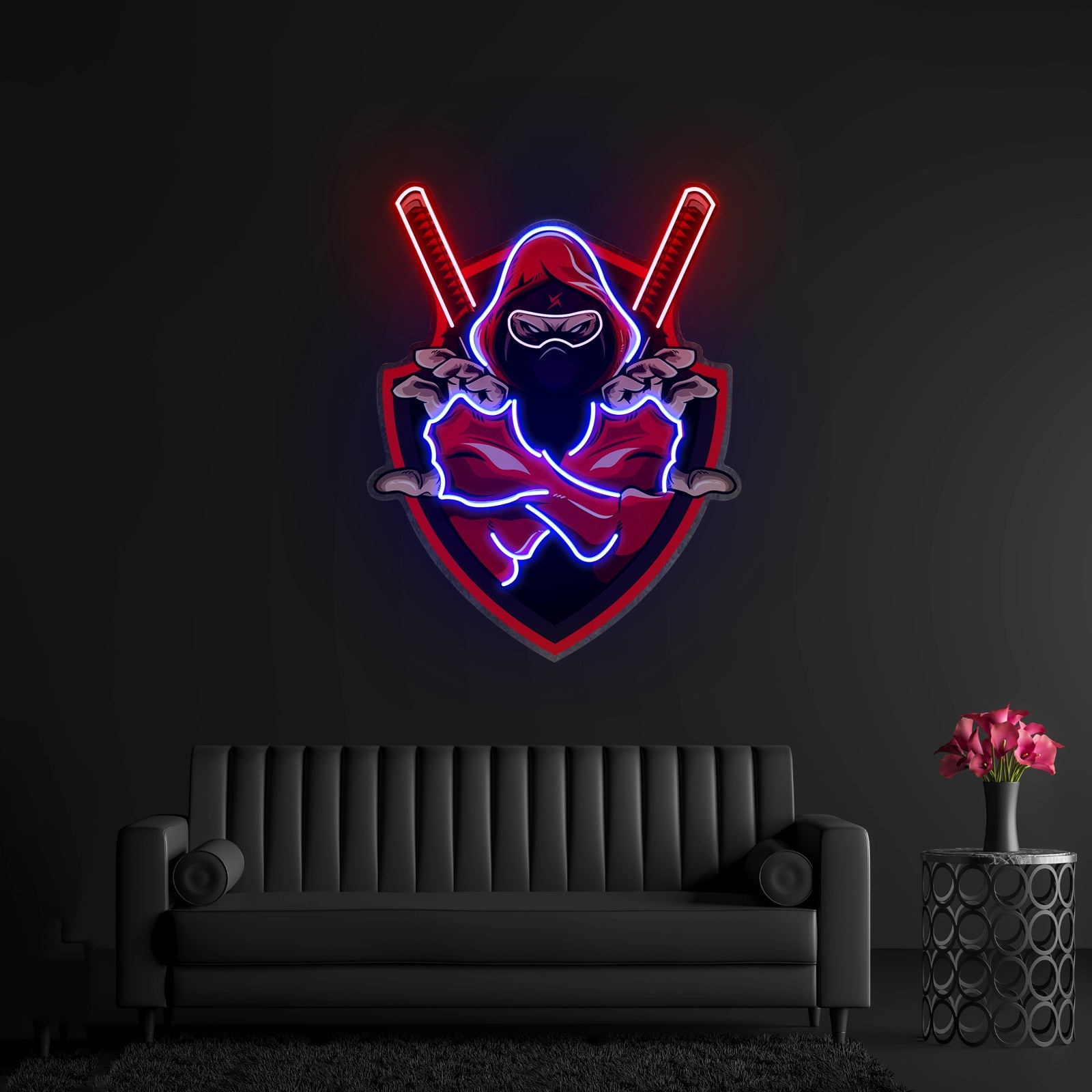 Rock And Skull Led Neon Sign Light Custom Led Signs - Shineneon