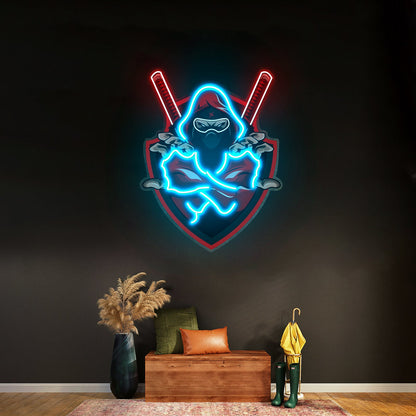 Rock And Skull Led Neon Sign Light Custom Led Signs - Shineneon