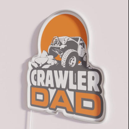 Rock Crawler Dad Road Rc Big Tires Motorsports Rgb Led Neon Sign - Shineneon