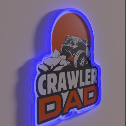 Rock Crawler Dad Road Rc Big Tires Motorsports Rgb Led Neon Sign - Shineneon
