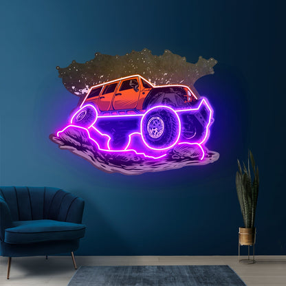 Rock Crowler Led Neon Sign Light Custom Led Signs - Shineneon