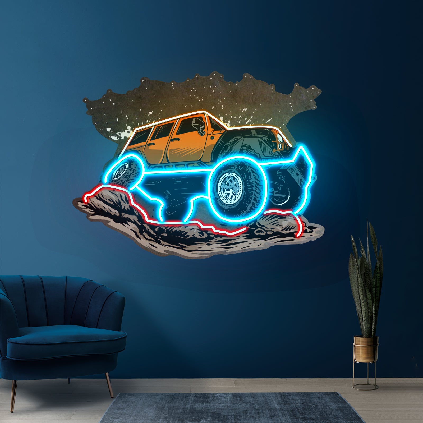 Rock Crowler Led Neon Sign Light Custom Led Signs