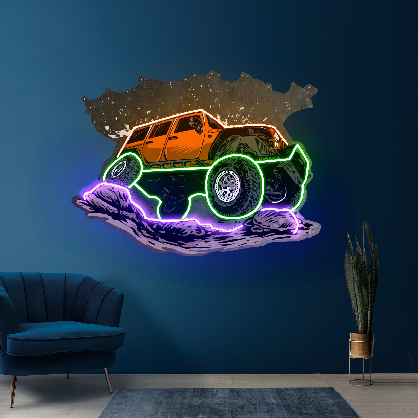 Rock Crowler Led Neon Sign Light Custom Led Signs