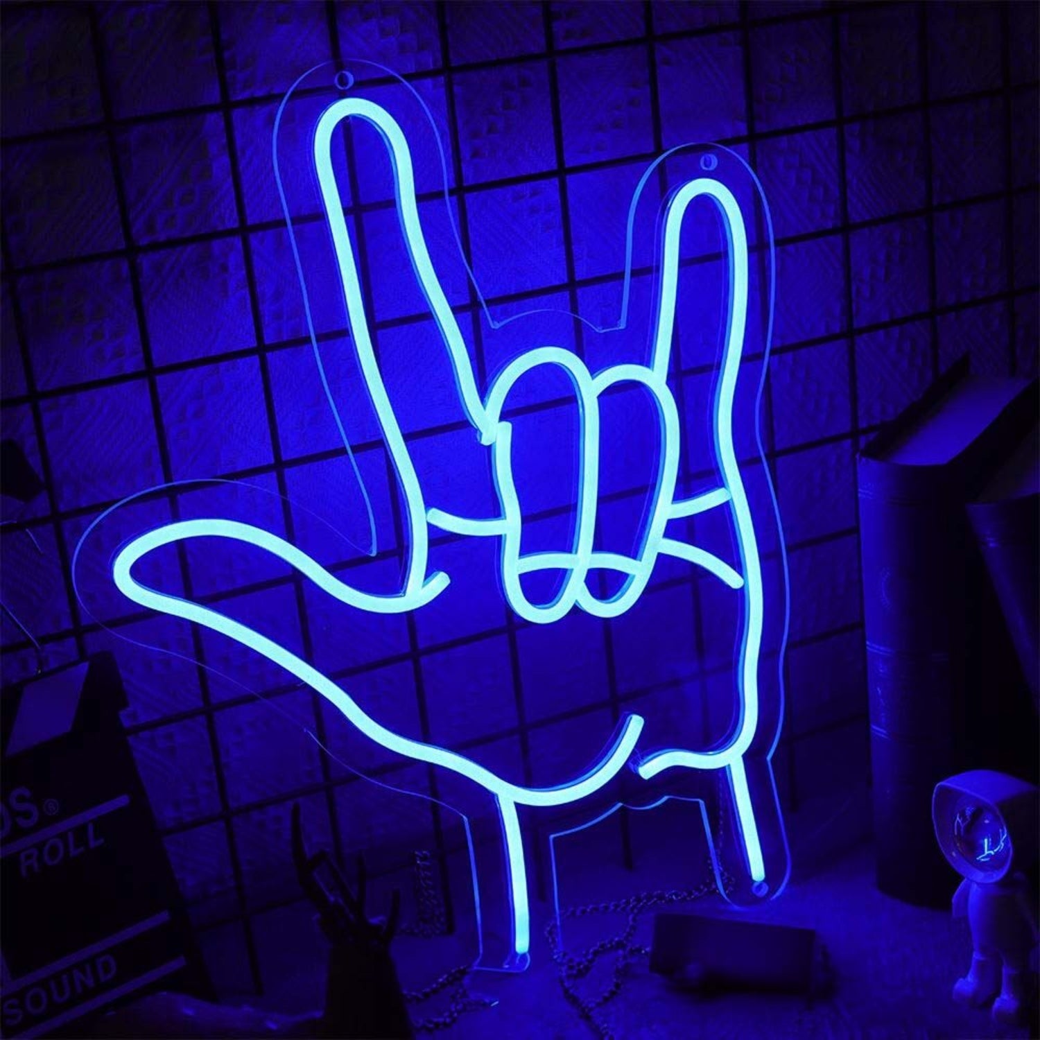 Rock Hand Gesture Led Neon Sign For Music Lovers | Shineneon