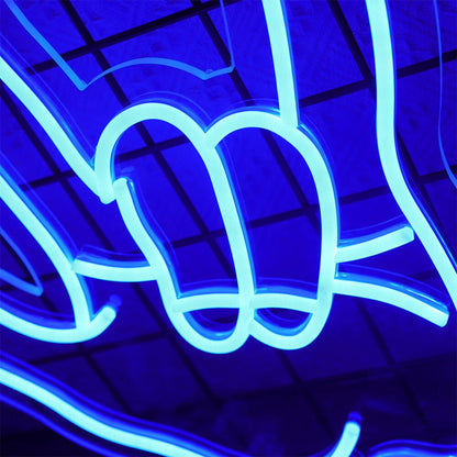 Rock Hand Gesture Led Neon Sign For Music Lovers | Shineneon