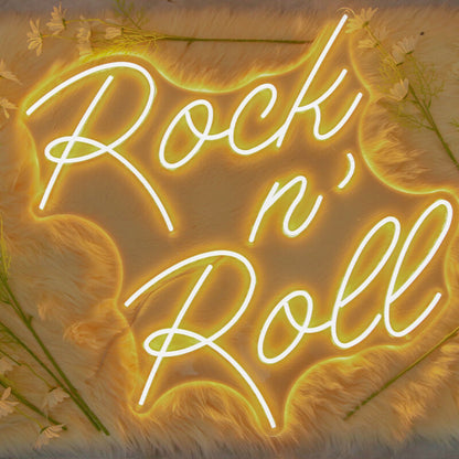 Rock N Roll Led Neon Sign For Music Lovers And Studios | Shineneon