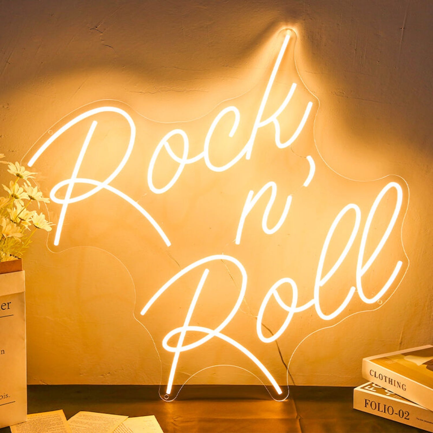 Rock N Roll Led Neon Sign For Music Lovers And Studios | Shineneon
