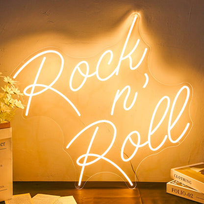 Rock N Roll Led Neon Sign For Music Lovers And Studios | Shineneon
