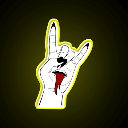 Rock On Nail Salon Led Neon Sign Rgb Color - Shineneon