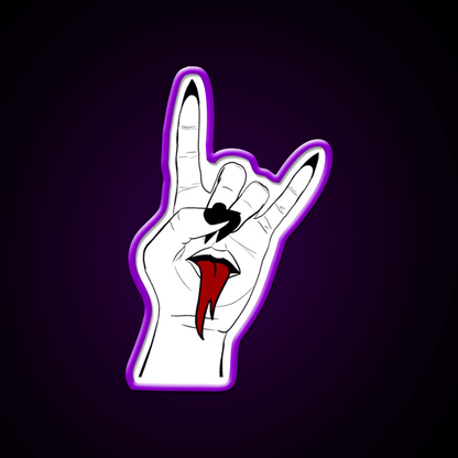 Rock On Nail Salon Led Neon Sign Rgb Color - Shineneon