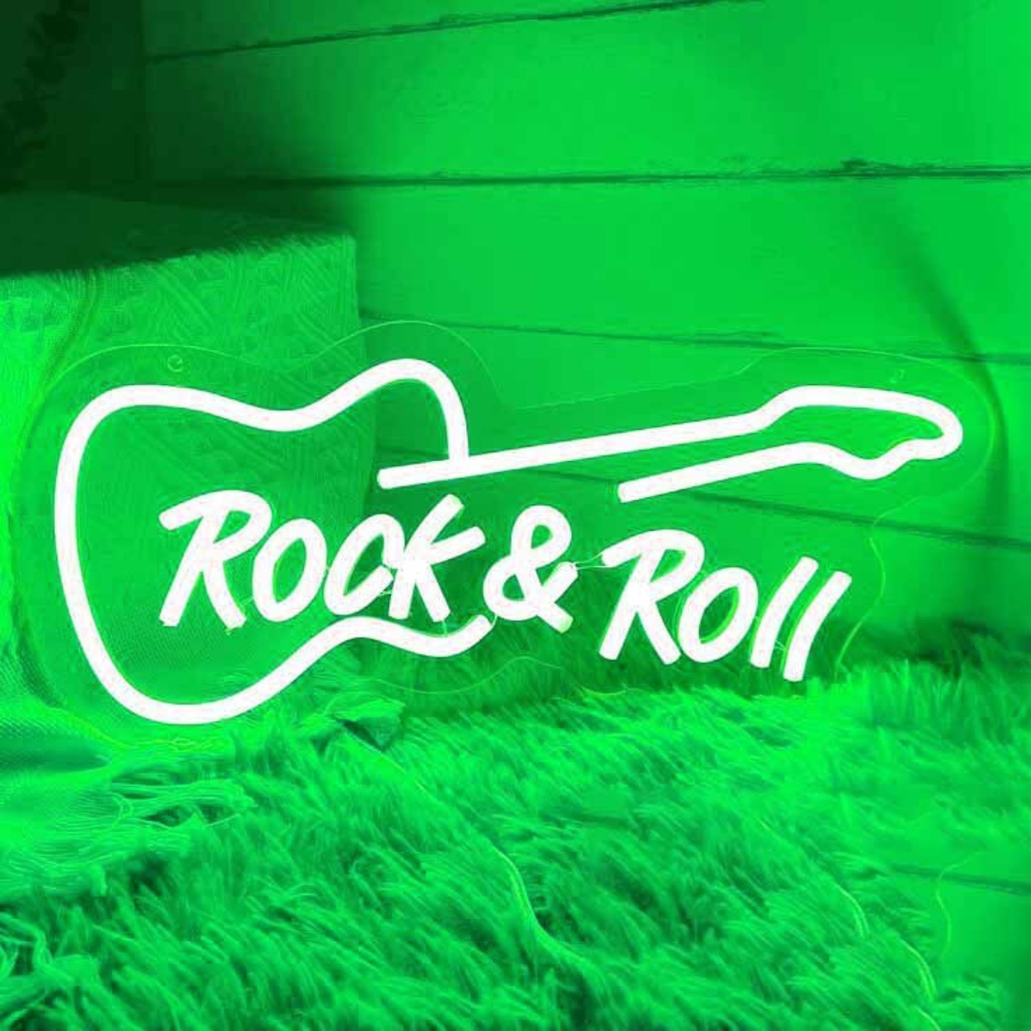 Rock Roll Music Guitar Led Neon Sign | Shineneon