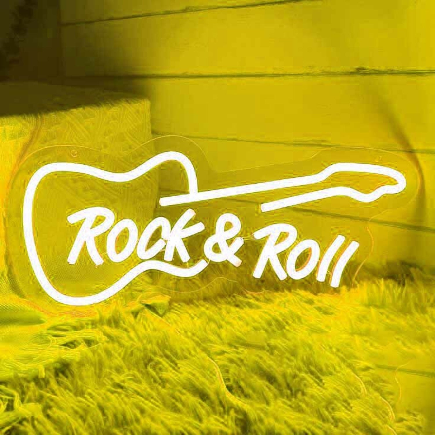 Rock Roll Music Guitar Led Neon Sign | Shineneon