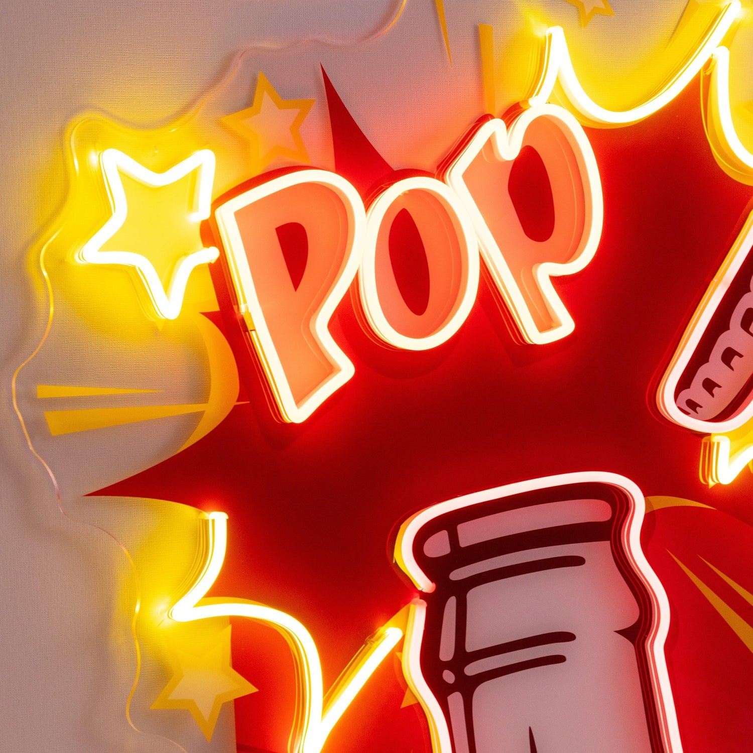 Rock Santa Tattoo Merry Christmas Uv Printed Led Neon Sign For Indoor Holiday Decor | Shineneon