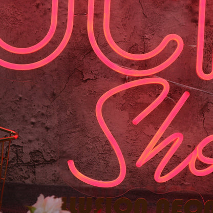 Rock Shop Orange Led Neon Sign - Shineneon