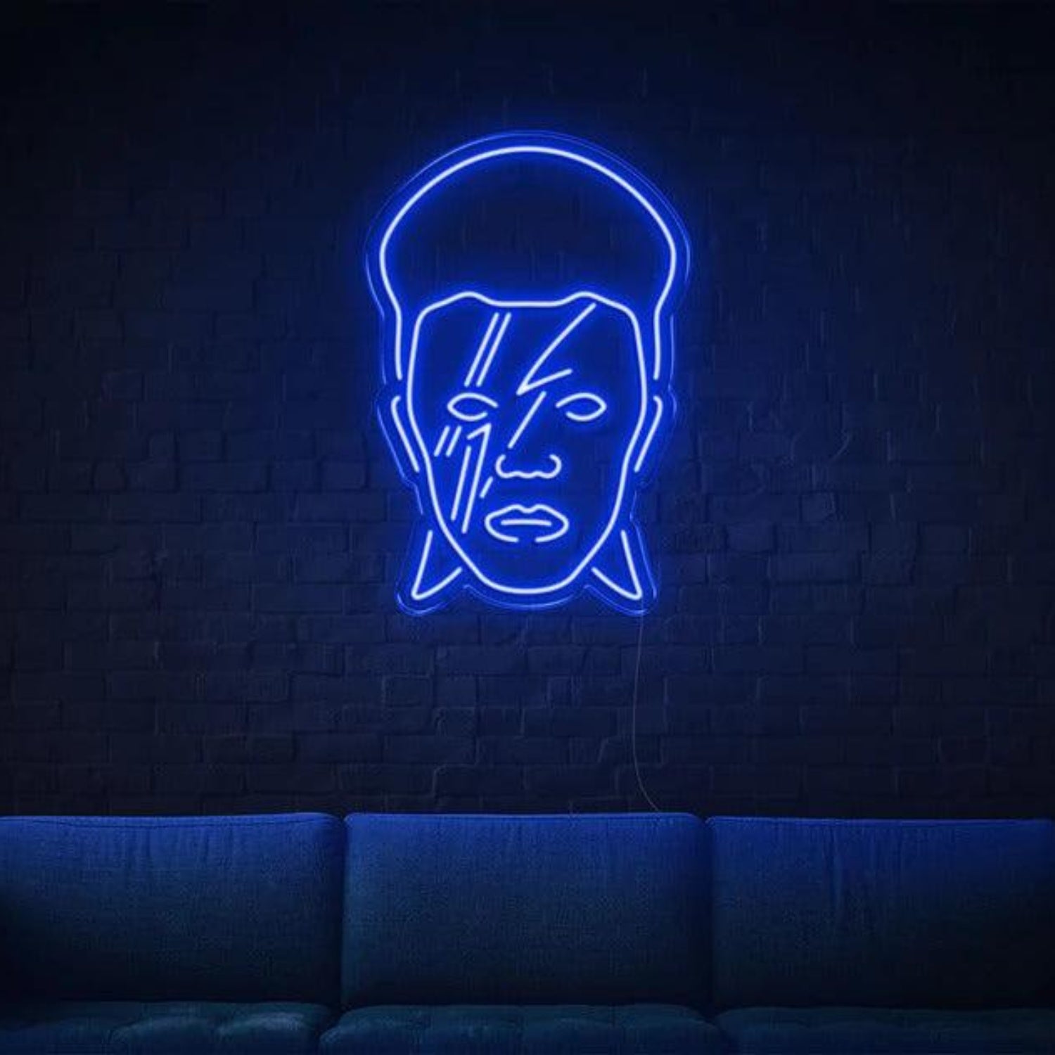 Rock Star David Bowie Head Led Neon Sign For Indoor Wall Decor | Shineneon