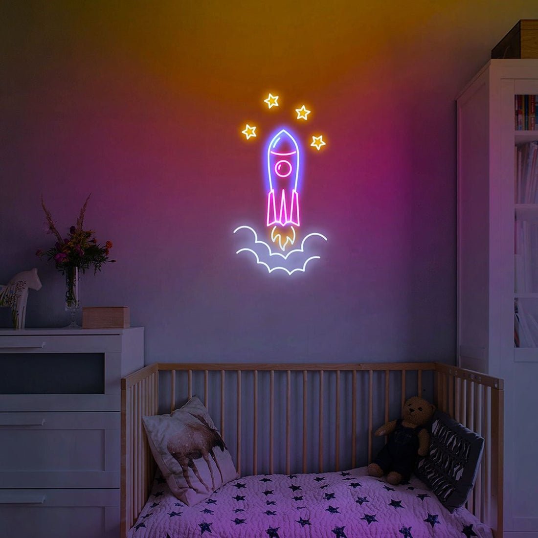 Rocket Cosmic Led Sign Business Neon Sign - Shineneon