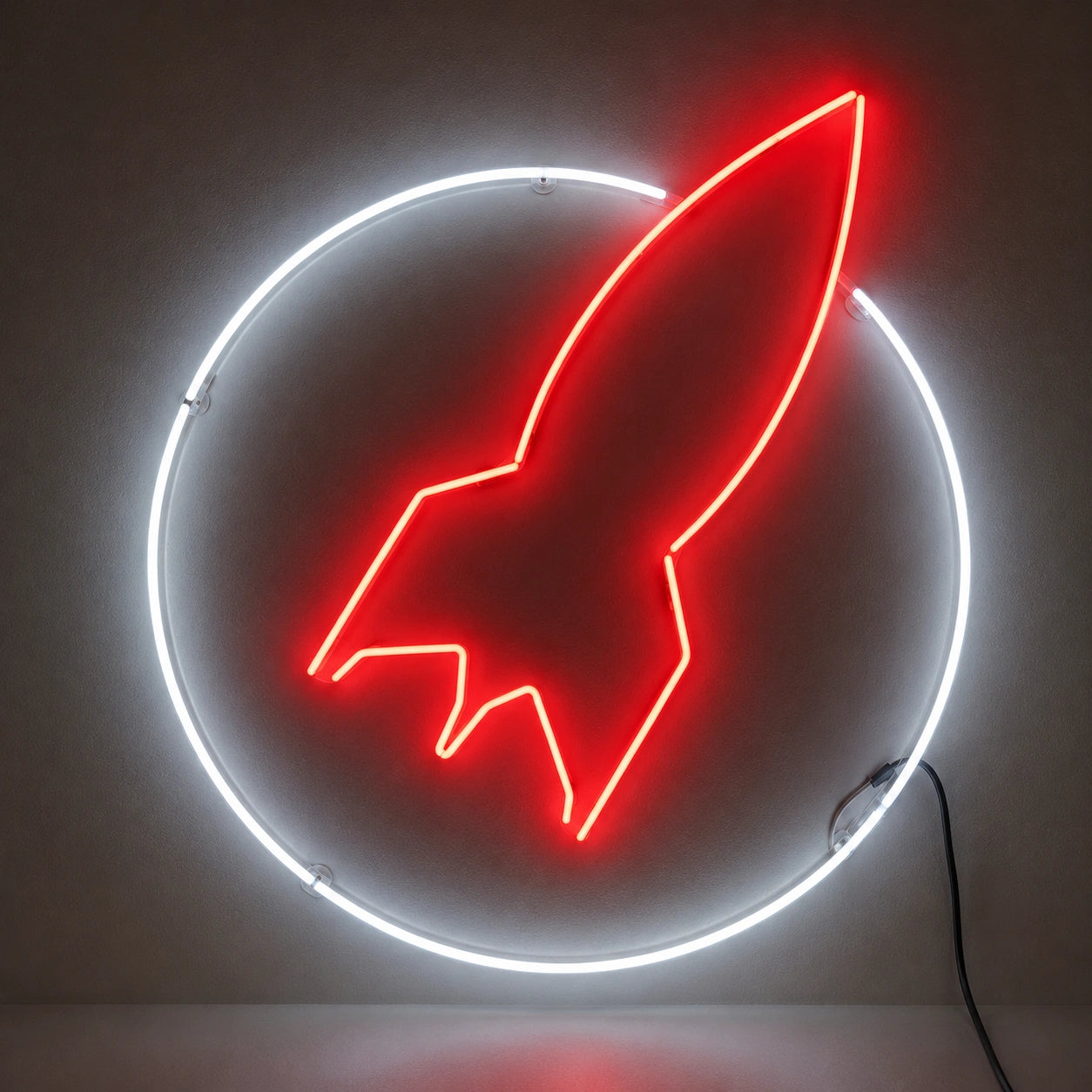 Rocket In Orbit Neon Sign LED Neon Sign main product image