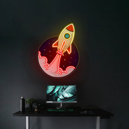 Rocket Led Neon Artwork For Sale - Shineneon