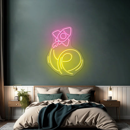 Rocket Neon Signs For Bedroom - Shineneon