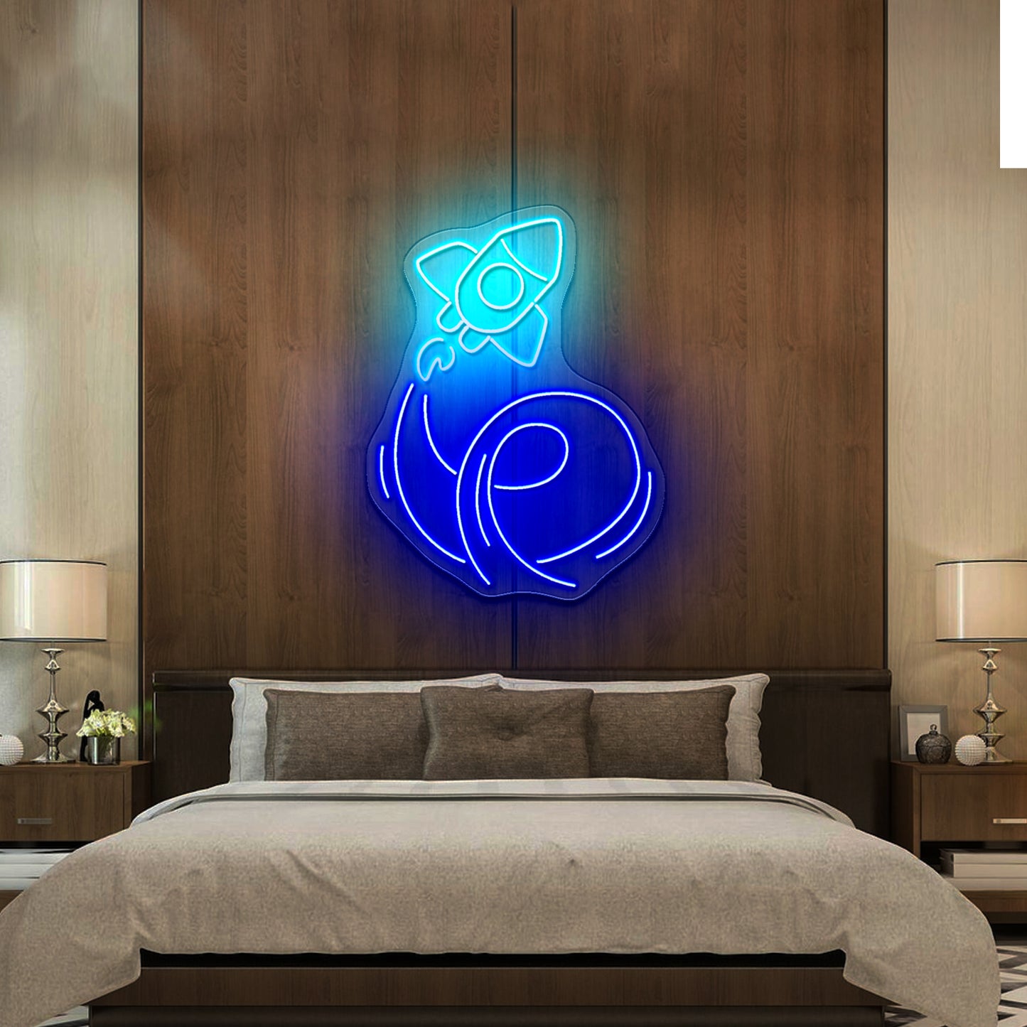 Rocket Neon Signs For Bedroom